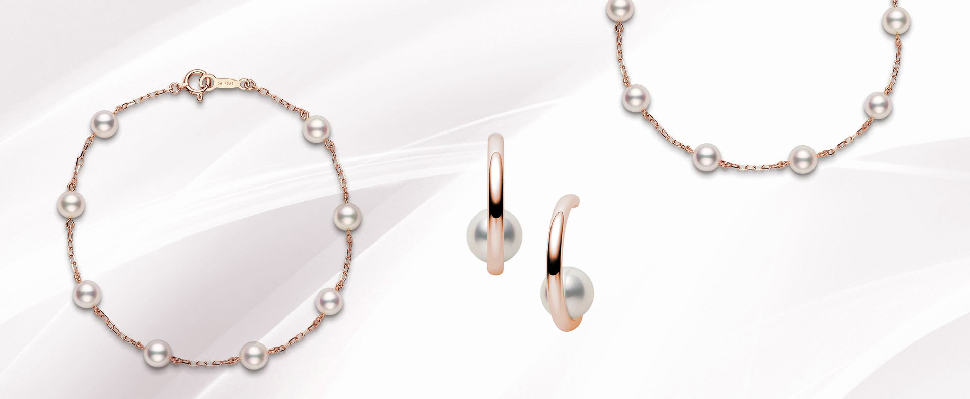 Mikimoto Akoya, Rose Gold