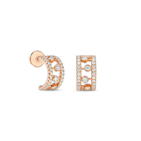 De Beers Dewdrop Hoop Earrings-De Beers Dewdrop Hoop Earrings - E102159