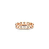 De Beers Dewdrop Pavé Ring-De Beers Dewdrop Pavé Ring - R1023300052 - De Beers Dewdrop Pavé Ring in 18 karat rose gold with diamonds totaling 0.65 carats.