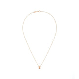 De Beers RVL Pendant-De Beers RVL Pendant in 18 karat rose gold on chain.