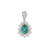 Emerald Diamond Necklace-Emerald Diamond Necklace - ENNEL00073