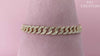 Shy Creation Diamond Pave Link Bracelet in 14 karat yellow gold with diamonds totaling 1.69 carats.