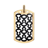 Qeelin Large Wulu Tag Pendant-Qeelin Large Wulu Tag Pendant - WUP20APYGON