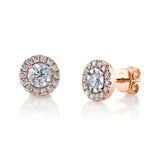 Shy Creation Diamond Stud Earrings 0.54 CT-Shy Creation Diamond Stud Earrings 0.54 CT - SC55024120