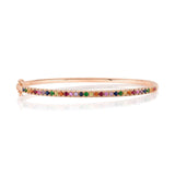 Shy Creation Multi-Color Stone Bangle 1.18 CT-Shy Creation Multi - Color Stone Bangle 1.18 CT - SC22006294ZS