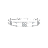 De Beers Enchanted Lotus White Gold Bracelet-De Beers Enchanted Lotus White Gold Bracelet