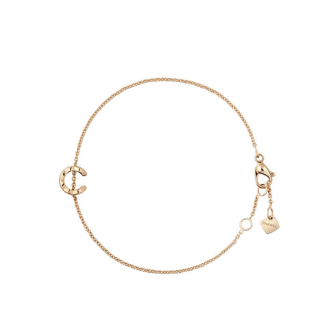 CHANEL Coco Crush Bracelet-CHANEL Coco Crush Bracelet in 18 karat beige gold quilted motif.