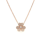 Clover Diamond Necklace-Clover Diamond Necklace - DNTIJ02115