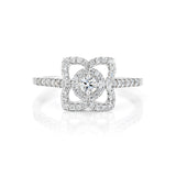 De Beers Enchanted Lotus Single Motif Ring-De Beers Enchanted Lotus Single Motif Ring -