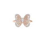 De Beers Portraits of Nature Butterfly Ring-De Beers Portraits of Nature Butterfly Ring - J1PN01M00K52