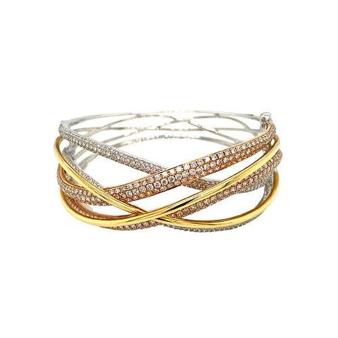 Diamond Cuff Bangle-Diamond Cuff Bangle -