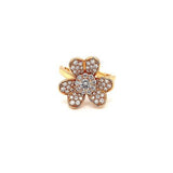 Diamond Flower Ring Set-Diamond Flower Ring Set -