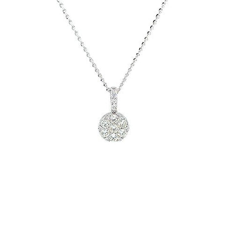 Diamond Pendant and Chain-Diamond Pendant and Chain - DNTIJ01269