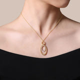 Gabriel & Co. Bujukan Diamond Oval Pendant Necklace-Gabriel & Co. Bujukan Diamond Oval Pendant Necklace - NK6995M45JJ