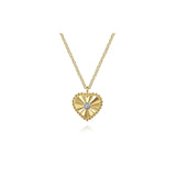 Gabriel & Co. Bujukan Heart Pendant Necklace-Gabriel & Co. Bujukan Heart Pendant Necklace - NK7063M45JJ