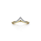 Gabriel & Co. Diamond Chevron Ring-Gabriel & Co. Diamond Chevron Ring - LR51826M45JJ