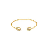 Gucci GG Running Bracelet with Diamonds-Gucci GG Running Bracelet with Diamonds -