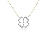 Gumuchian Clover Diamond Pendant and Chain-Gumuchian Clover Diamond Pendant and Chain -