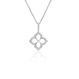 Gumuchian Clover Diamond Pendant and Chain-Gumuchian Clover Diamond Pendant and Chain -