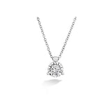 Hearts On Fire Classic 3 Prong Diamond Necklace-Hearts On Fire Classic 3 Prong Diamond Necklace -