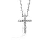 Hearts On Fire Signature Cross Pendant-Hearts On Fire Signature Cross Pendant - HFPSIGCR00508W