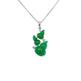 Jade Gourd Pendant and Chain-Jade Gourd Pendant and Chain -