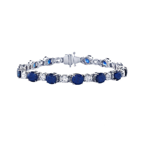 JB Star Sapphire and Diamond Bracelet-JB Star Bracelet -