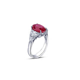 JB Star Ruby and Diamond Ring-JB Star Ruby and Diamond Ring - 4912/119