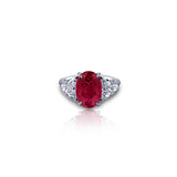 JB Star Ruby and Diamond Ring-JB Star Ruby and Diamond Ring - 4912/119