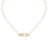 Messika Move Diamond Necklace-Messika Move Diamond Necklace - 03997-YG