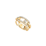 Messika Move Link Diamond Ring-Messika Move Link Diamond Ring - 12728-YG