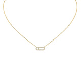 Messika Move Uno Necklace Pavé-Messika Move Uno Necklace -