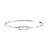 Messika Move Uno Pavé Flex Bangle-Messika Move Uno Pavé Flex Bangle - 11134-WG-M