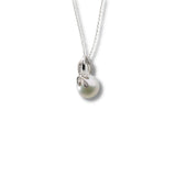 Mikimoto White South Sea Pearl Diamond Pendant-Mikimoto White South Sea Pearl Diamond Pendant - PPE499NDW2404