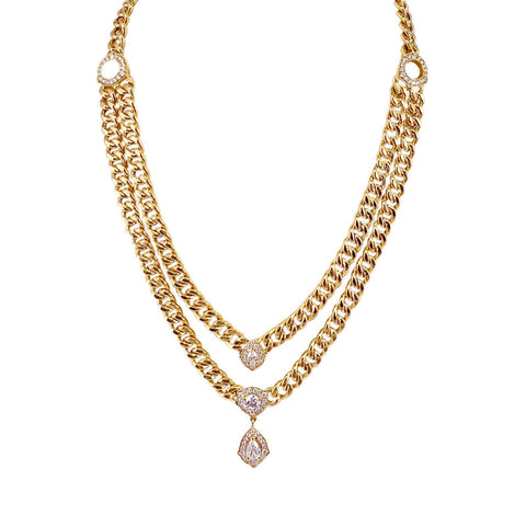 Norman Covan Double Necklace-Norman Covan Double Necklace -