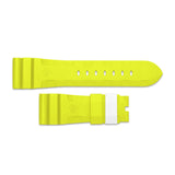 Panerai Yellow Caoutchouc Strap 24/22mm-Panerai Yellow Caoutchouc Strap 24/22mm - MXE0M1SB