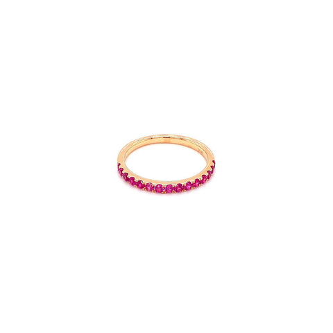 Pink Sapphire Band-Pink Sapphire Band -