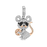 Qeelin Bo Bo Mouse Pendant-Qeelin Bo Bo Mouse Pendant - BBC-020-PD-MOUSE