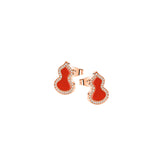 Qeelin Petite Wulu Ear Studs-Qeelin Petite Wulu Earring Studs - WUEPT2CRGRA