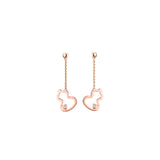 Qeelin Petite Wulu Earrings-Qeelin Petite Wulu Earrings - WU-ER0003A-RGD