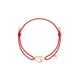 Qeelin Yu Yi Red Cord Bracelet-Qeelin Yu Yi Bracelet - YOC40FMRGDI