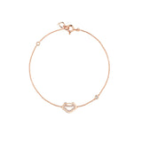 Qeelin Yu Yi Petite Bracelet-Qeelin Yu Yi Petite Bracelet - 18 karat rose gold diamonds yu yi bracelet.