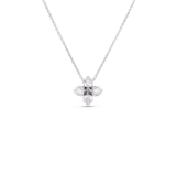 Roberto Coin Verona Diamond Flower Necklace-Roberto Coin Verona Diamond Flower Necklace - 111465AWCHX0