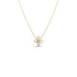 Roberto Coin Verona Diamond Flower Necklace-Roberto Coin Verona Diamond Flower Necklace - 111465AYCHX0