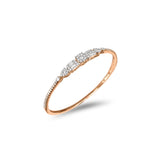 Rose Gold Diamond Bangle-Rose Gold Diamond Bangle - IGI00406R