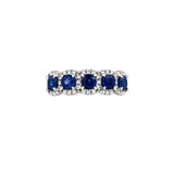 Sapphire Diamond Band-Sapphire Diamond Band - SRNEL00547