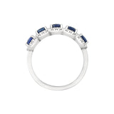 Sapphire Diamond Band-Sapphire Diamond Band - SRNEL00547