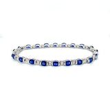 Sapphire Diamond Bracelet-Sapphire Diamond Bracelet -