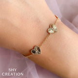 Shy Creation Diamond Heart Bracelet 0.10 CT-Shy Creation Diamond Heart Bracelet - SC55025484