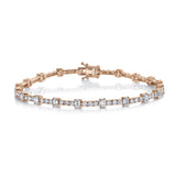 Shy Creation Diamond Line Bracelet 5.05 CT-Shy Creation Diamond Line Bracelet - SC22007524 - Shy Creation Diamond Line Bracelet in 14 karat rose gold.